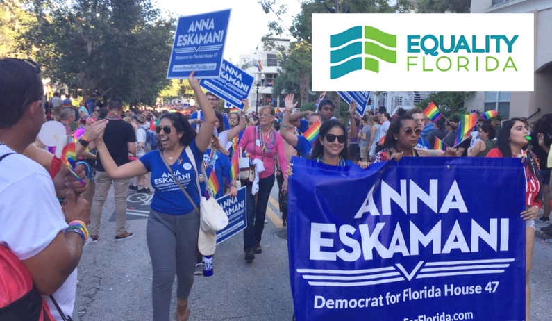 Anna Eskamani receives Equality Florida Action PAC’s first 2018 endorsement