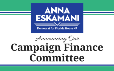 Anna V. Eskamani Announces Campaign Finance Committee