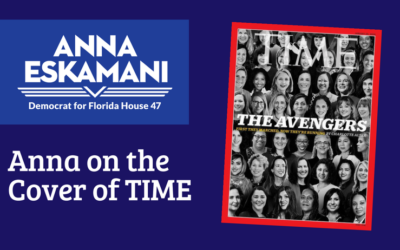 Anna V. Eskamani appears on the cover of TIME magazine