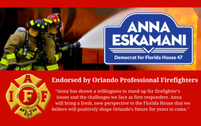 Orlando Professional Firefighters Local 1365 Endorse Anna V. Eskamani For Florida House District 47