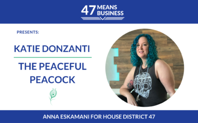 47 Means Business: Katie Donzanti of The Peaceful Peacock