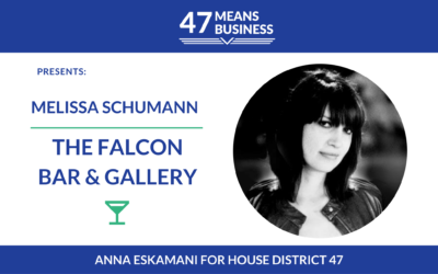 47 Means Business: Melissa Schumann of The Falcon Bar & Gallery