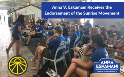 Anna V. Eskamani Receives the Endorsement of the Sunrise Movement