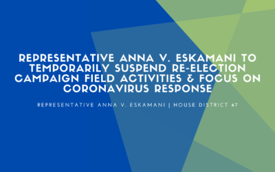 Representative Anna V. Eskamani To Temporarily Suspend Re-Election Campaign Field Activities