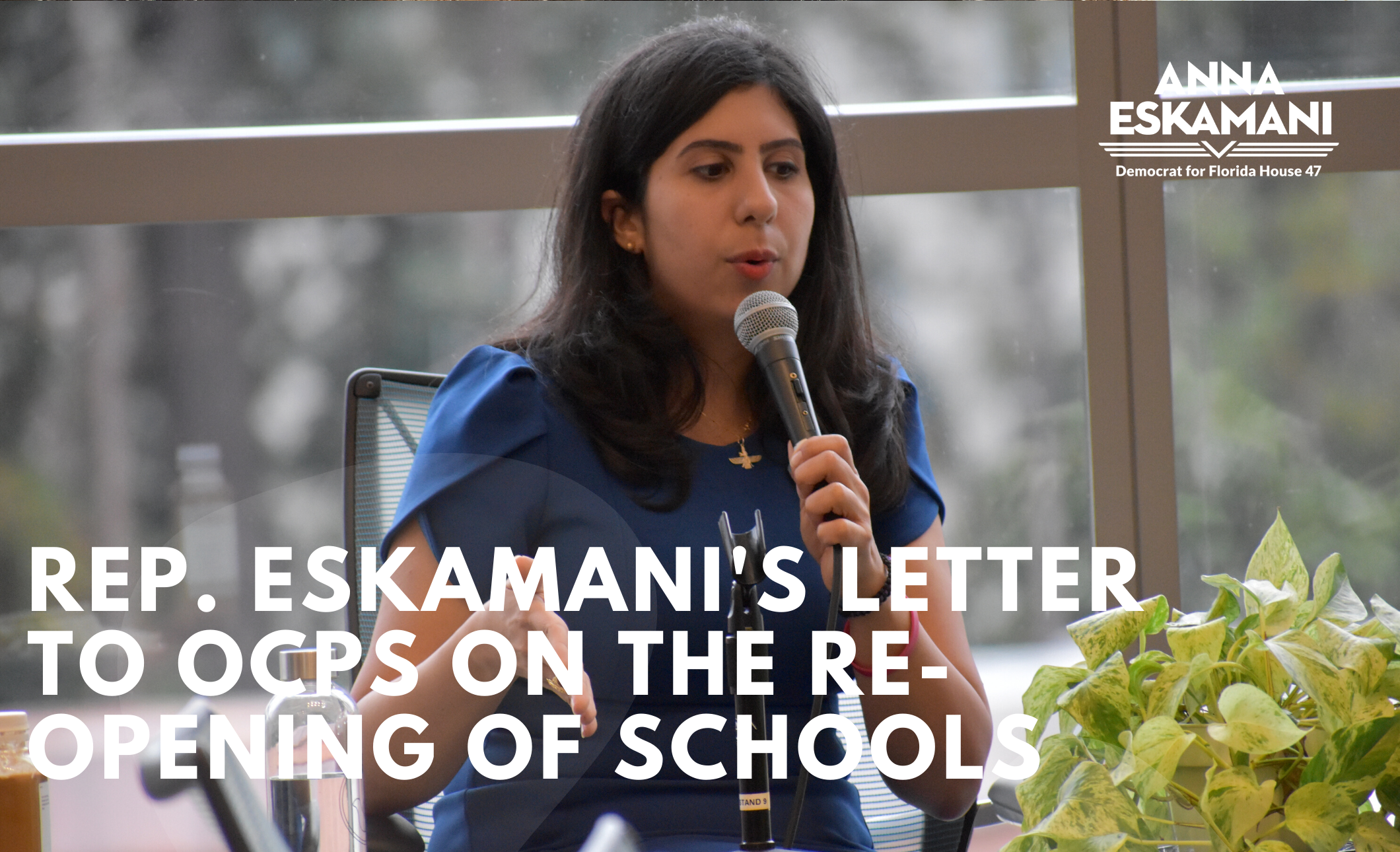 Representative Eskamani’s Letter to OCPS On The Re-Opening of Schools