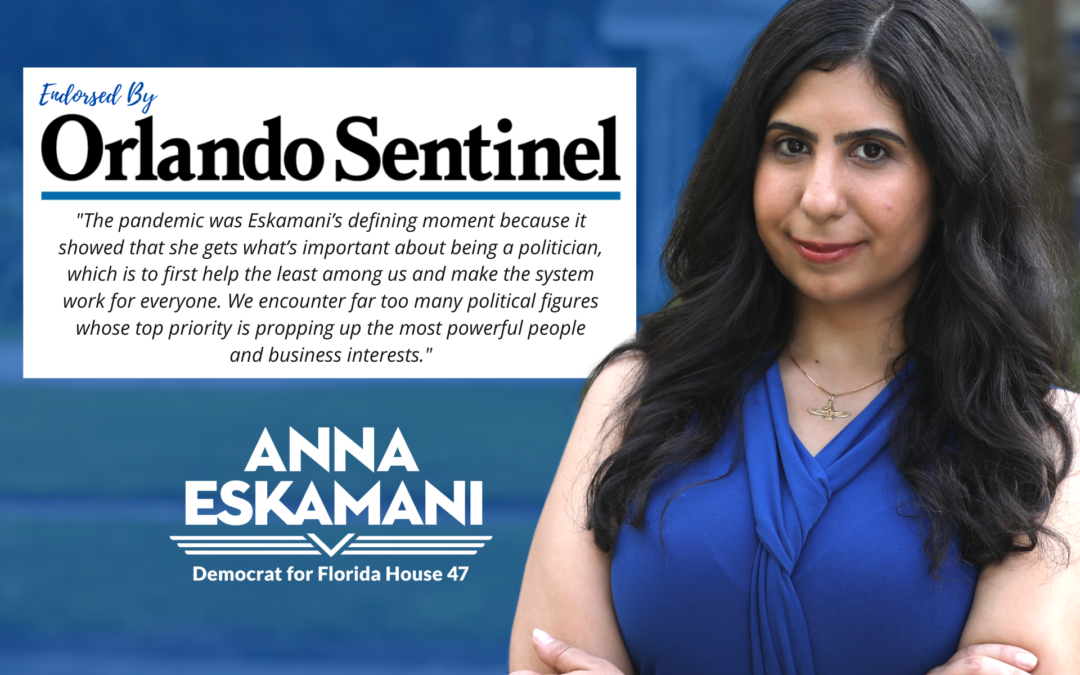Anna Endorsed by the Orlando Sentinel