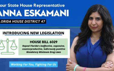 Representative Anna V. Eskamani Re-Files Legislation to Repeal Mandatory Minimums