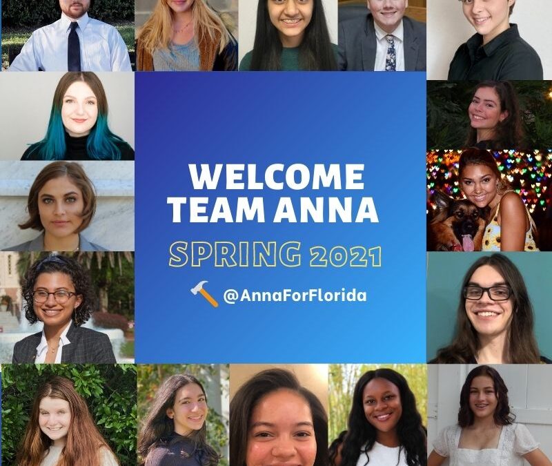 Representative Anna V. Eskamani Announces Spring 2021 Legislative Interns