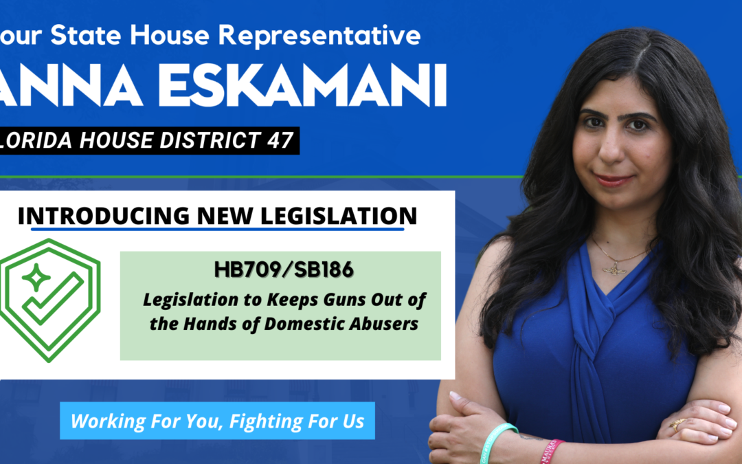 Senator Lori Berman & Representative Anna V. Eskamani Re-File Legislation to Keeps Guns Out of the Hands of Domestic Abusers