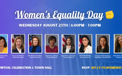 Representative Anna V. Eskamani Honors Women’s Equality Day with Virtual Town Hall of Central Florida Leaders & Lawmakers