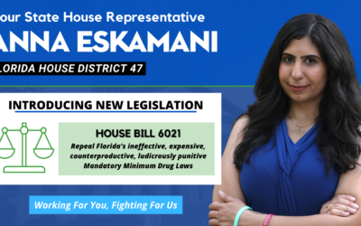 Representative Anna V. Eskamani Re-Files Legislation to Repeal Mandatory Minimums