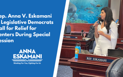 Rep. Anna V. Eskamani & Legislative Democrats Call for Relief for Renters During Special Session