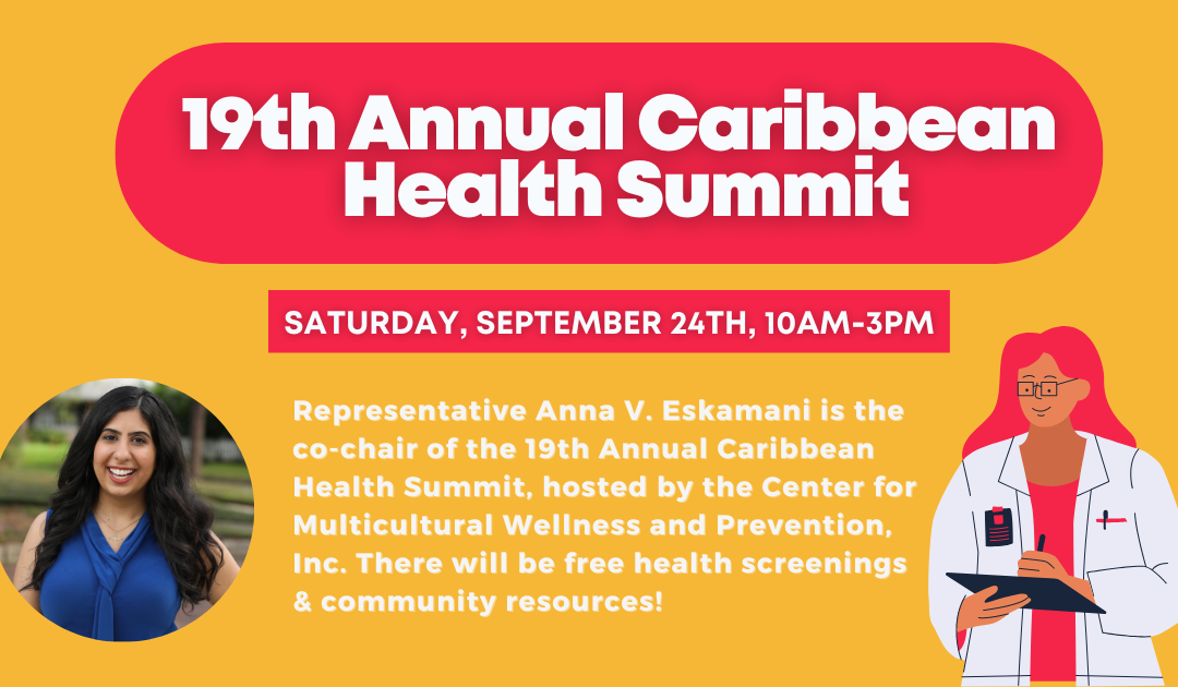 Rep. Eskamani to Co-Chair the 19th Annual Caribbean Health Summit