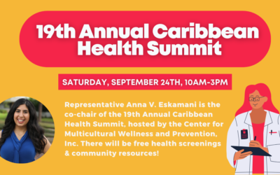 Rep. Eskamani to Co-Chair the 19th Annual Caribbean Health Summit