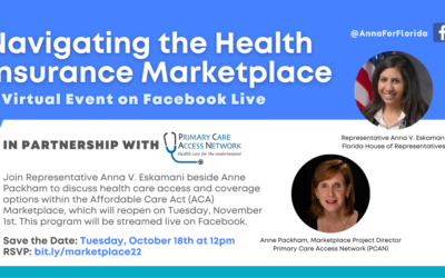 Representative Anna V. Eskamani Hosts Discussion in Advance of Open Enrollment for Healthcare Marketplace