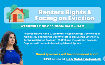 ICYMI: Rep. Eskamani Hosts Conversation w/LegalAid on Eviction and Renters Rights