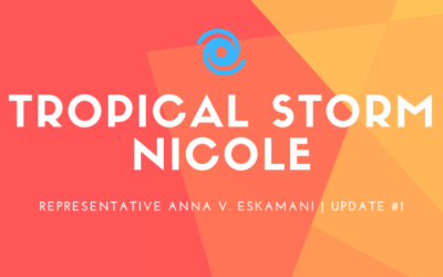 Tropical Storm Nicole: Update 1