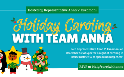 Representative Anna V. Eskamani to Host 4th Annual Caroling in HD42