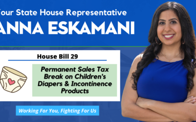 Representative Anna V. Eskamani Files Legislation to Exempt Diapers from Sales Tax Permanently