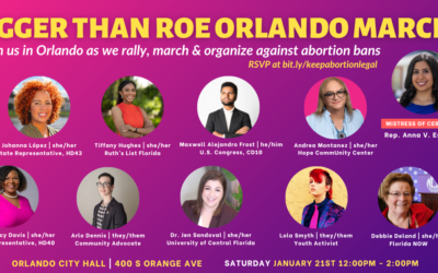 Representative Anna V. Eskamani Hosts Orlando Rally  50 Years Since Roe v Wade Decision