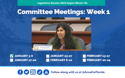 Team Anna Update: Week 1 of Committee Meetings in Tallahassee, Attacks on Higher Ed