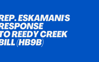 Rep. Eskamani’s Response to Reedy Creek Bill (HB9B)