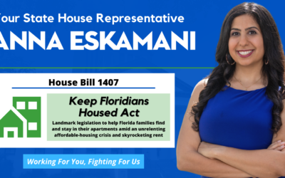 Representative Anna V. Eskamani and Senator Victor Torres files landmark legislation to protect renters, combat homelessness, and ensure housing security for Floridians