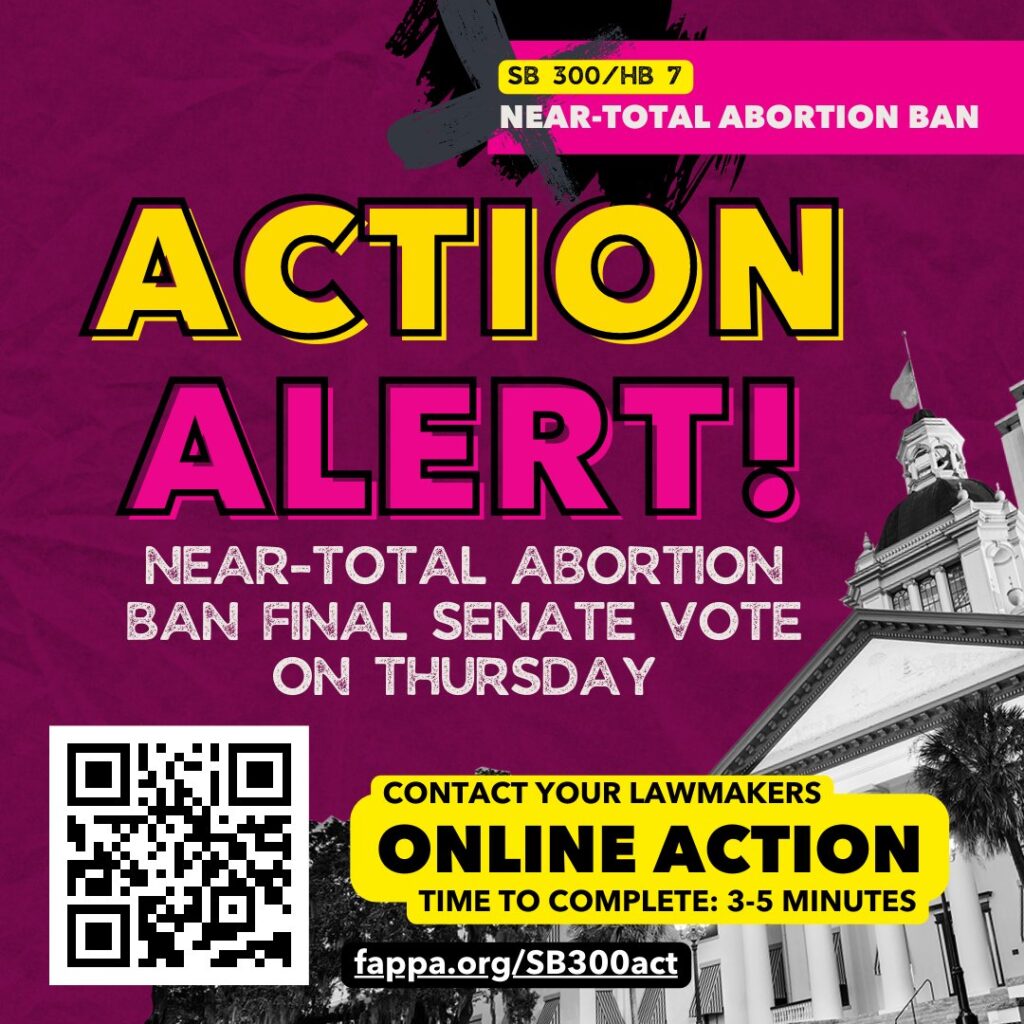 Action Alert: Florida’s Abortion Ban Is Being Fast-Tracked | Anna V ...