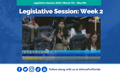 Team Anna Update: Week 2 of Legislative Session in Tallahassee