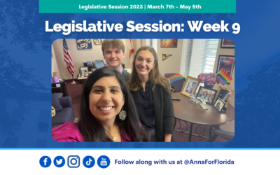 Team Anna Update: Week 9 of Legislative Session in Tallahassee