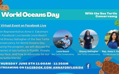 Representative Anna V. Eskamani Hosts World Oceans Day Virtual Event Focused on Sea Turtles