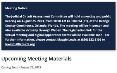 ICYMI: Upcoming Meeting on Judicial Circuit Consolidation in Orlando