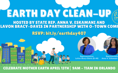 Rep. Eskamani and Rep. Bracy-Davis Host Community Clean Up for Earth Day