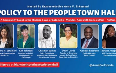 Join us for a community town hall in Eatonville 🌐