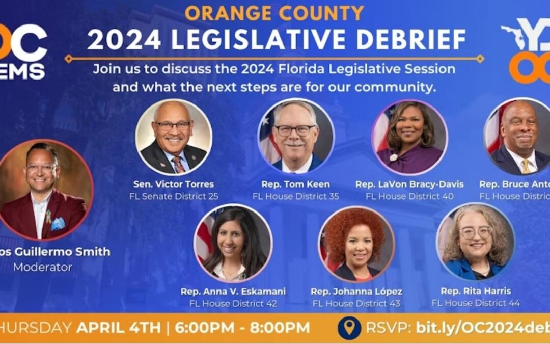 Join us for an Orange County Democratic Legislative Debrief