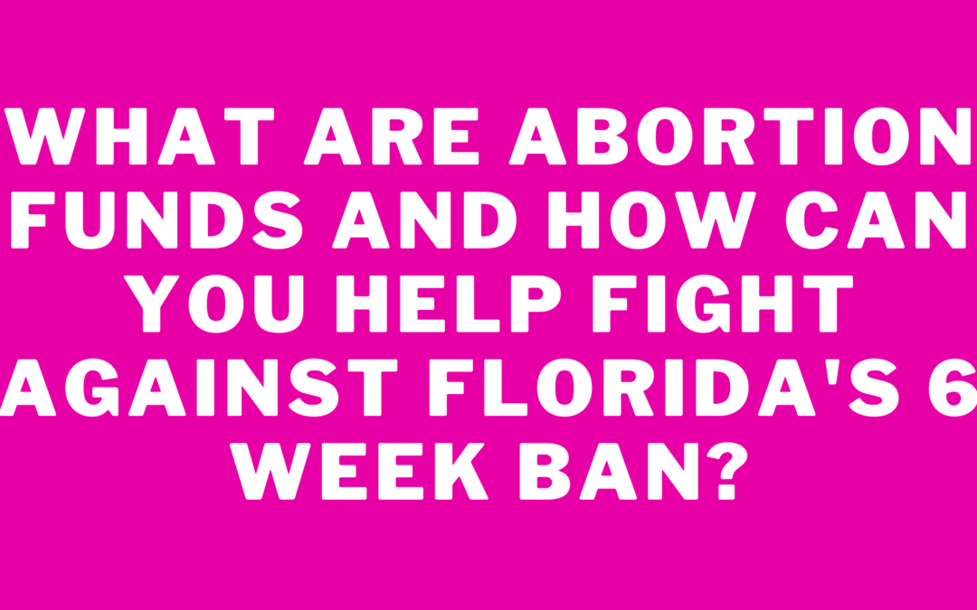 What are abortion funds and how can you help fight against Florida’s 6 week ban?