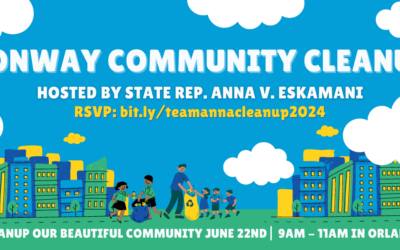 Representative Anna V. Eskamani to Host Conway Community Cleanup