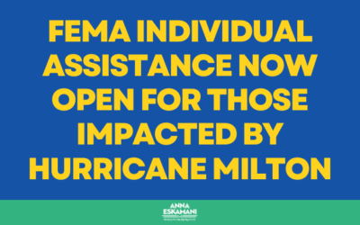 FEMA Individual Assistance Now Open for Those Impacted by Hurricane Milton