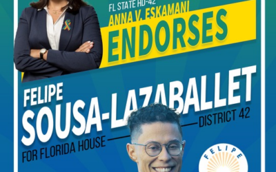 Rep. Anna V. Eskamani Endorses Felipe Sousa-Lazaballet for Florida House District 42