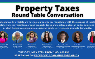 Representative Dr. Anna V. Eskamani & Local Officials to Host Property Tax Roundtable