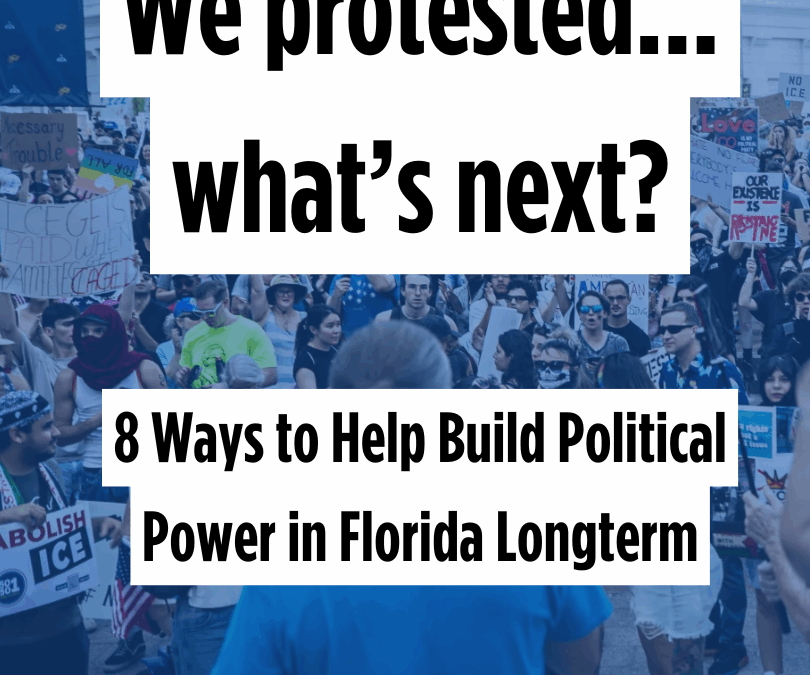 We protested… what’s next?