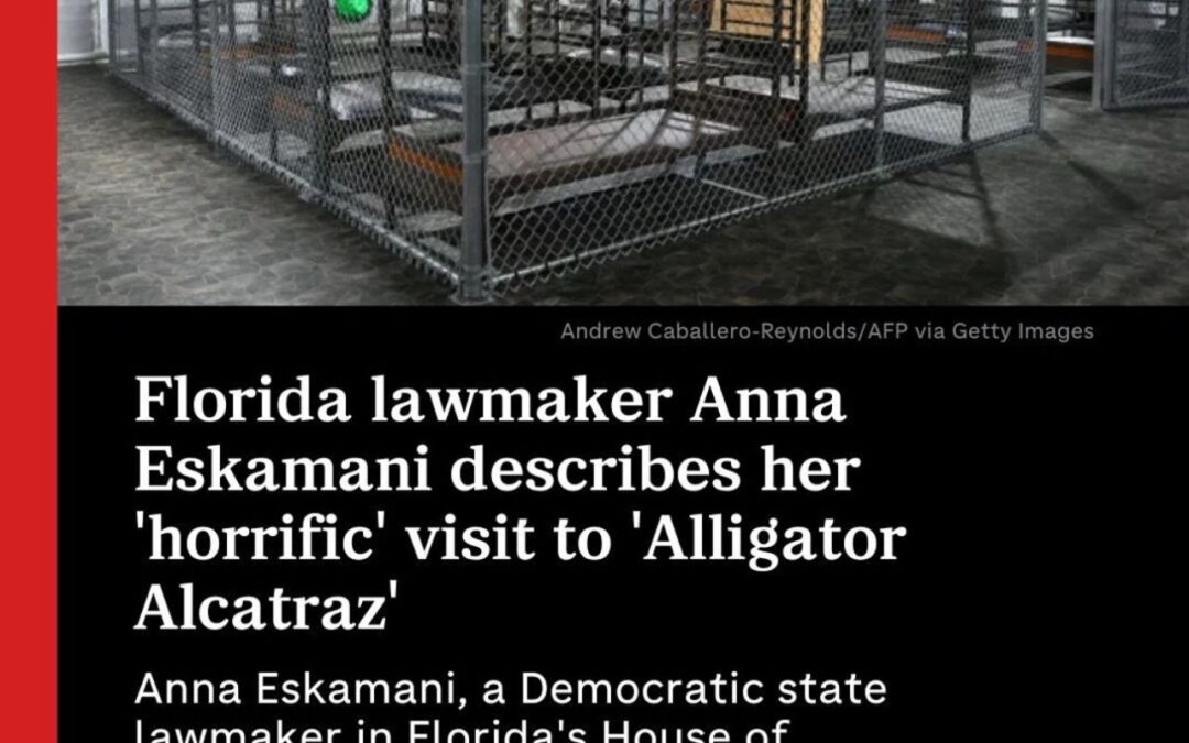 Florida lawmaker Anna Eskamani on her ‘horrific’ visit to ‘Alligator Alcatraz’ detention center