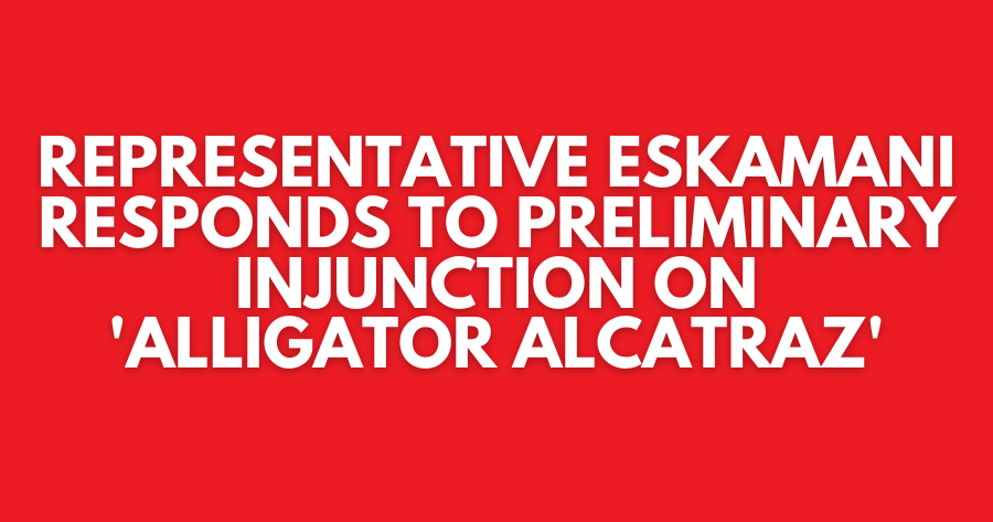 Rep. Eskamani Responds to Preliminary Injunction on ‘Alligator Alcatraz’