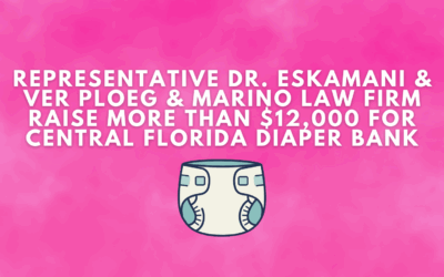Representative Dr. Eskamani & Ver Ploeg & Marino Law Firm Raise More Than $12,000 for Central Florida Diaper Bank