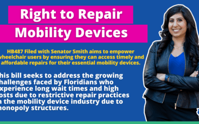 Representative Dr. Anna V. Eskamani and Senator Carlos Guillermo Smith Introduce Right to Repair Act for Mobility Devices