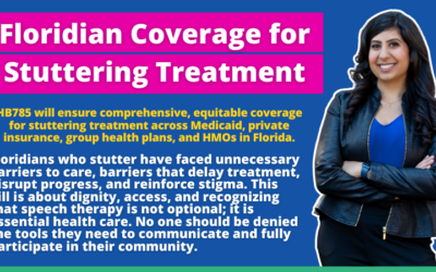 Representative Eskamani and Senator Smith File Legislation to Guarantee Coverage for Stuttering Treatment in Florida