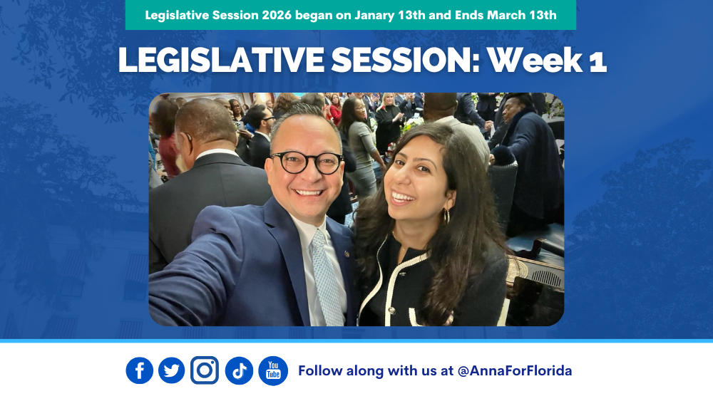 Team Anna Update: Florida’s 2026 Legislative Session, Week 1