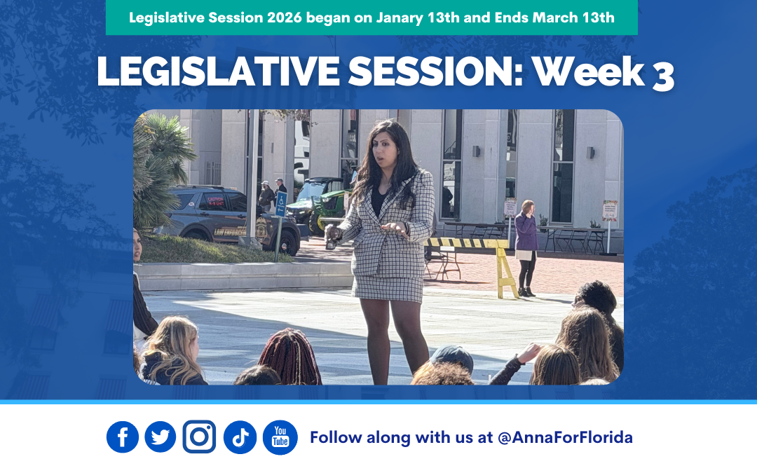 Team Anna Update: Florida’s 2026 Legislative Session, Week 3