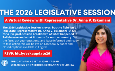 Rep. Eskamani’s 2026 Virtual Legislative Session Review