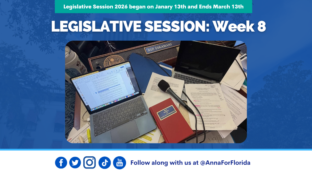Team Anna Update: Florida’s 2026 Legislative Session, Week 8